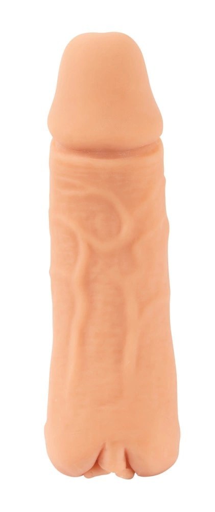 Nature Skin - Przedłużka Na Penisa I Masturbator Cipka 2w1 Średnia Nature Skin - Przedłużka Na Penisa I Masturbator Cipka 2w1 Średnia