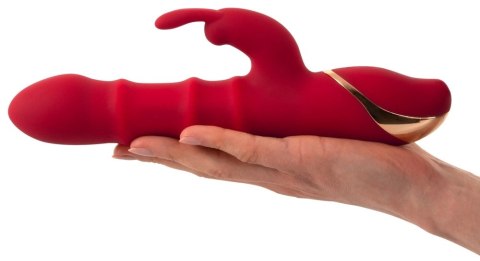 You2Toys - Wibrator - podwójny - króliczek - 3 ruchome pierścienie You2Toys - Wibrator - podwójny - króliczek - 3 ruchome pierścienie