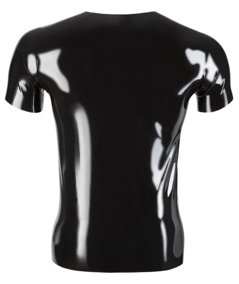 LATE X - Czarna Klasyczna Lateksowa Koszulka Unisex 2XL LATE X - Czarna Klasyczna Lateksowa Koszulka Unisex 2XL