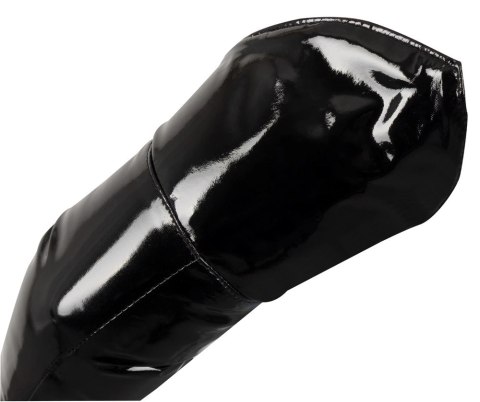 Black Level - Czarne Długie Vinylowe Rękawiczki Długie S Black Level - Czarne Długie Vinylowe Rękawiczki Długie S