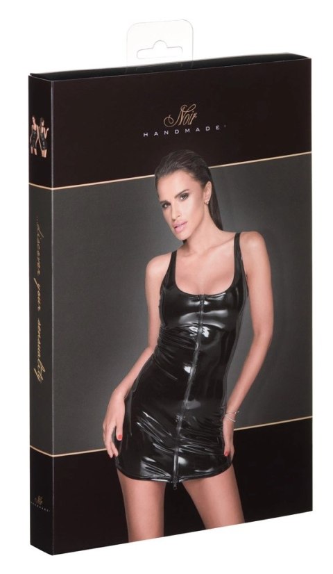 Noir - Seksowna Czarna Mini Sukienka Z Połyskiem XL Noir - Seksowna Czarna Mini Sukienka Z Połyskiem XL