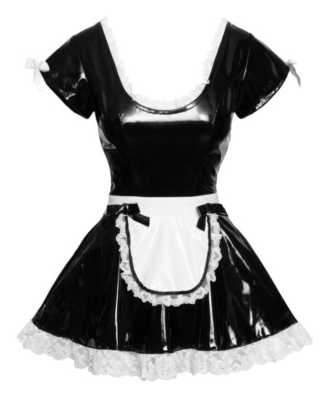 Black Level - Seksowna Vinylowa Sukienka Gorącej Pokojówki 2XL Black Level - Seksowna Vinylowa Sukienka Gorącej Pokojówki 2XL