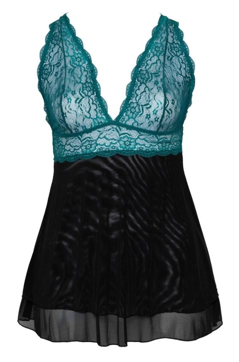 Cottelli CURVES - Babydoll Z Koronkową Górą I Siateczkową Spódnicą 4XL Cottelli CURVES - Babydoll Z Koronkową Górą I Siateczkową Spódnicą 4XL