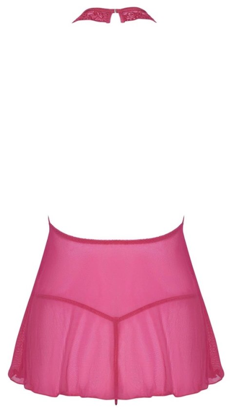 Cottelli LINGERIE - Różowa Haleczka Z Delikatną Koronką + Stringi S/M Cottelli LINGERIE - Różowa Haleczka Z Delikatną Koronką + Stringi S/M