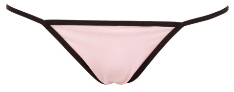 Cottelli LINGERIE - Seksowna Różowa Koszulka Nocna Z Koronką + Stringi XL Cottelli LINGERIE - Seksowna Różowa Koszulka Nocna Z Koronką + Stringi XL
