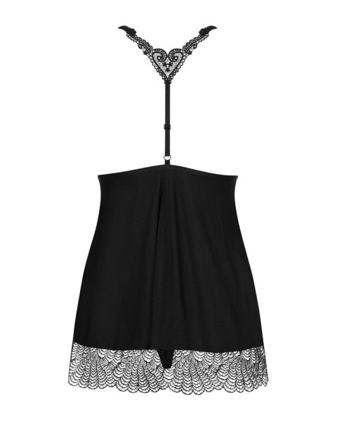 Obsessive - Seksowna Koszulka Nocna Z Satynowa Kokardką I Stringami Chiccanta L/XL Obsessive - Seksowna Koszulka Nocna Z Satynowa Kokardką I Stringami Chiccanta L/XL