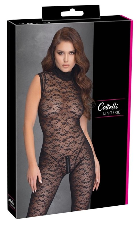 Cottelli LINGERIE - Seksowne Koronkowy Kombinezon Bez Rękawów Czarny XL Cottelli LINGERIE - Seksowne Koronkowy Kombinezon Bez Rękawów Czarny XL