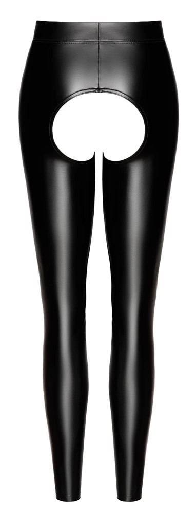 Noir - Seksowne Legginsy Z Wysoką Talią Bez Krocza I Odkrytymi Pośladkami XL Noir - Seksowne Legginsy Z Wysoką Talią Bez Krocza I Odkrytymi Pośladkami XL