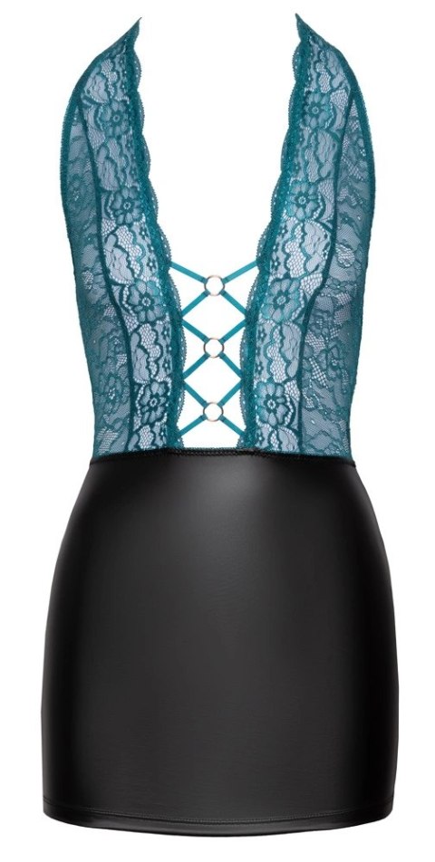 Cottelli LINGERIE - Seksowna Czarna Matowa Spódniczka Z Koronkową Zieloną Górą L Cottelli LINGERIE - Seksowna Czarna Matowa Spódniczka Z Koronkową Zieloną Górą L