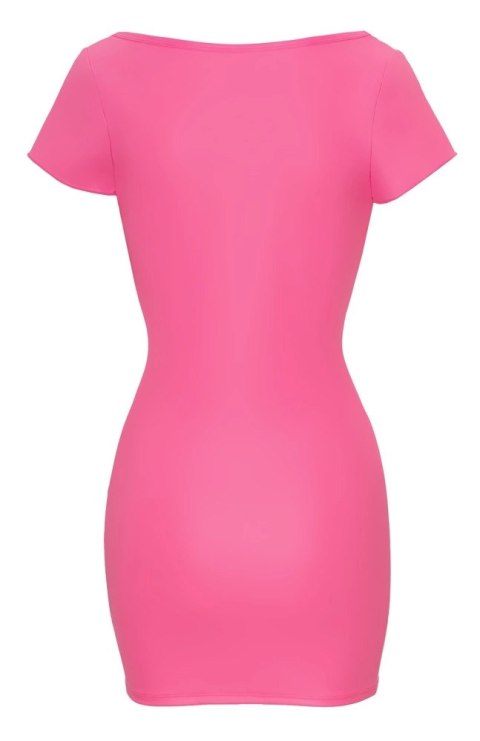 Cottelli PARTY - Seksowna Różowa Mini Sukienka Z Okrągłym Dekoltem XL Cottelli PARTY - Seksowna Różowa Mini Sukienka Z Okrągłym Dekoltem XL