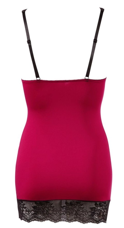 Cottelli LINGERIE - Seksowna Czerwona Sukienka Z Czarnymi Koronkowymi Wstawkami S Cottelli LINGERIE - Seksowna Czerwona Sukienka Z Czarnymi Koronkowymi Wstawkami S