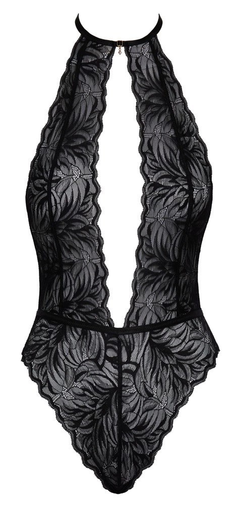 Kissable - Seksowne Uwodzicielskie Czarne Body Z Koronki L/XL Kissable - Seksowne Uwodzicielskie Czarne Body Z Koronki L/XL