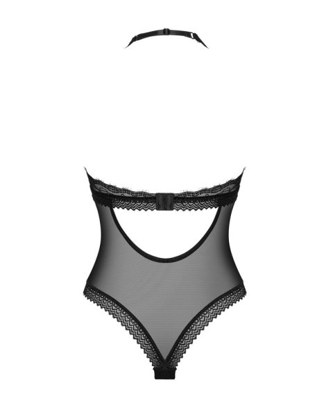 Obsessive - Czarne Siateczkowe Body Z Delikatną Koronką Medilla XL/2XL Obsessive - Czarne Siateczkowe Body Z Delikatną Koronką Medilla XL/2XL