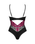 Obsessive - Seksowne Body Z Kwiatowej Koronki Rosenty XL/2XL