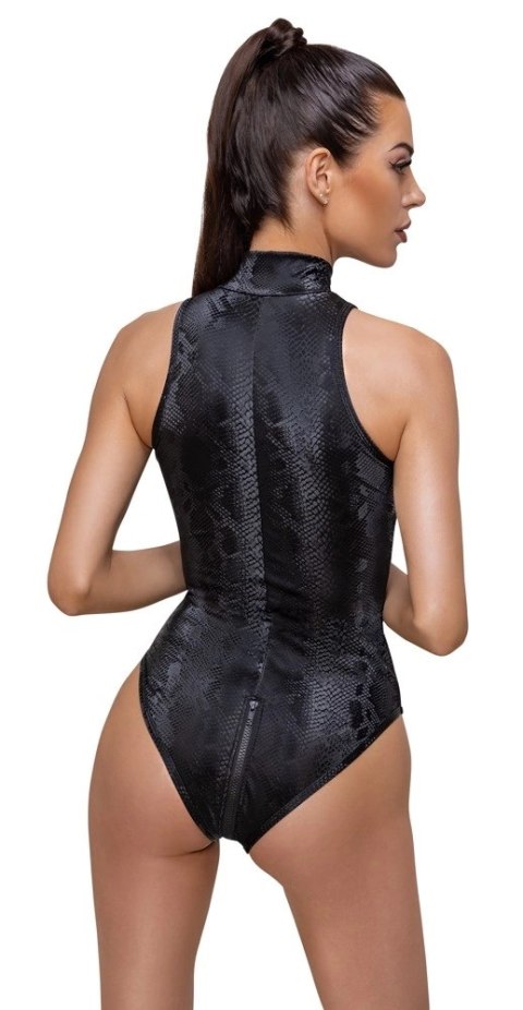 Cottelli PARTY - Seksowne Body W Kolorze Matowej Skóry Węża S Cottelli PARTY - Seksowne Body W Kolorze Matowej Skóry Węża S