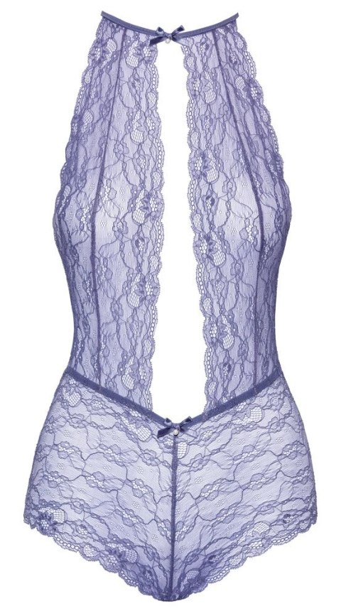 Kissable - Seksowne Body W Stylu Figi Z Delikatnej Koronki Fioletowe L/XL Kissable - Seksowne Body W Stylu Figi Z Delikatnej Koronki Fioletowe L/XL