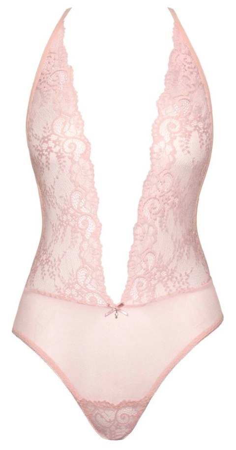 Kissable - Seksowne Koronkowe Body Różowe S/M Kissable - Seksowne Koronkowe Body Różowe S/M