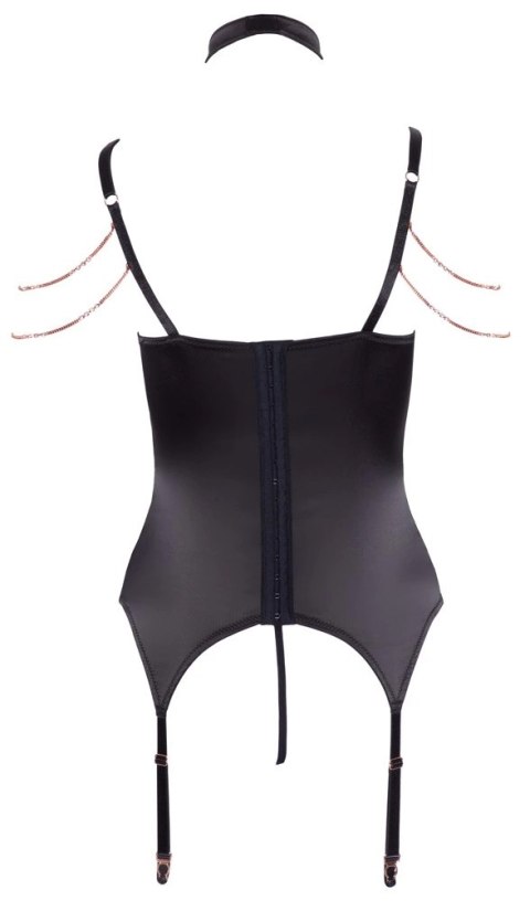 Abierta Fina - Zmysłowa Koszulka Do Pończoch Z Elegancką Koronką + Stringi 75B/S Abierta Fina - Zmysłowa Koszulka Do Pończoch Z Elegancką Koronką + Stringi 75B/S