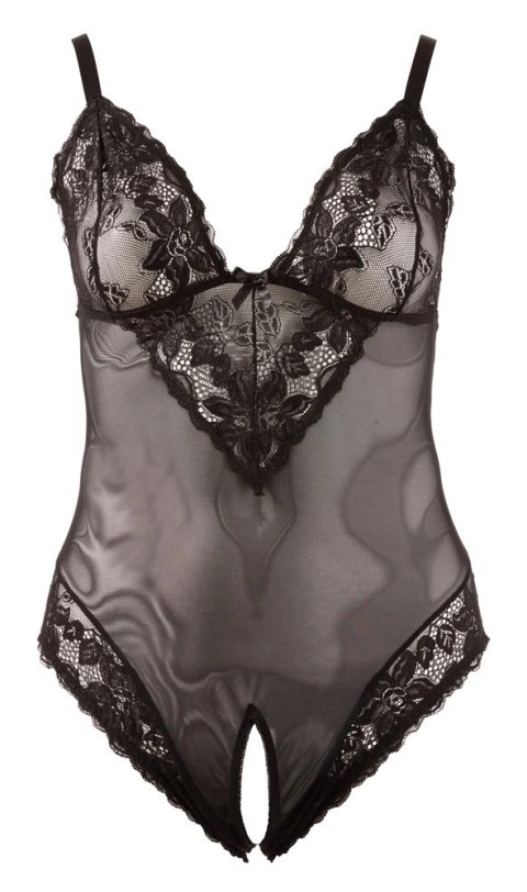 Cottelli CURVES - Seksowne Body Z Delikatną Koronką I Otwartym Kroczem 4XL Cottelli CURVES - Seksowne Body Z Delikatną Koronką I Otwartym Kroczem 4XL