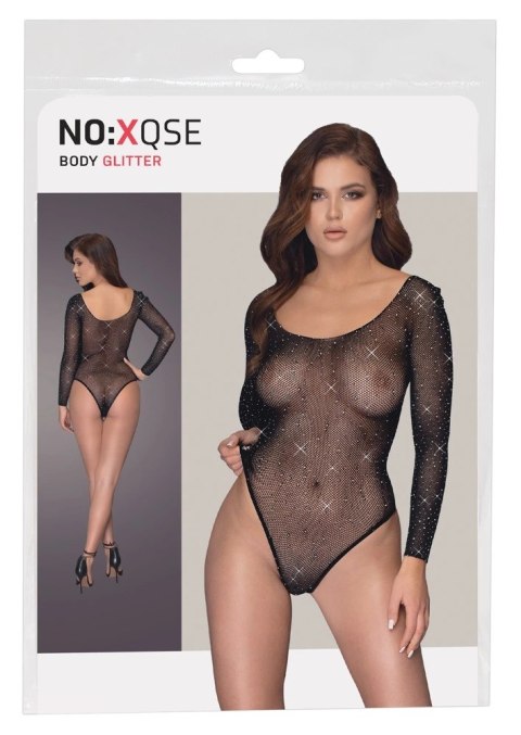 NO:XQSE - Seksowne Siateczkowe Body Z Brokatowymi Kamieniami S-L NO:XQSE - Seksowne Siateczkowe Body Z Brokatowymi Kamieniami S-L
