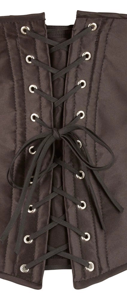 Cottelli CURVES - Seksowny Gorset Bez Biustu Na Haftki Czarny 2XL Cottelli CURVES - Seksowny Gorset Bez Biustu Na Haftki Czarny 2XL