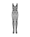 Obsessive - Seksowne Siateczkowe Bodystocking Bez Krocza N123 S-L