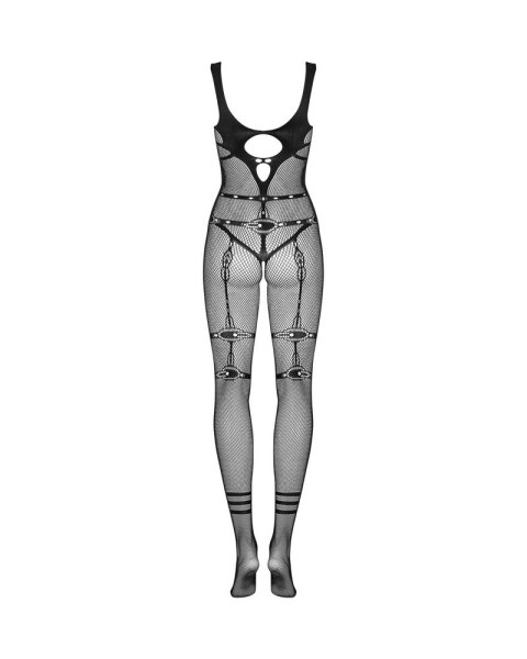 Obsessive - Seksowne Siateczkowe Bodystocking Bez Krocza N123 S-L Obsessive - Seksowne Siateczkowe Bodystocking Bez Krocza N123 S-L
