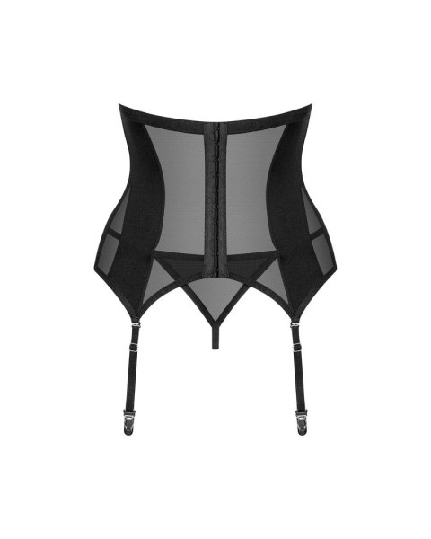 Obsessive - Seksowny Gorset Bez Biustu Ze Stringami Chic Amoria Czarne XL/2XL Obsessive - Seksowny Gorset Bez Biustu Ze Stringami Chic Amoria Czarne XL/2XL