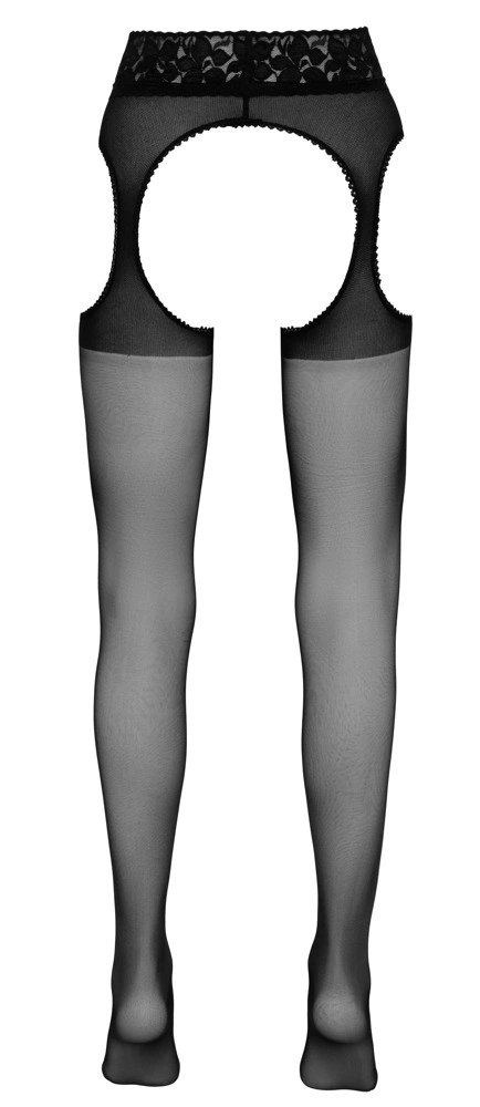Cottelli LEGWEAR - Rajstopy Do Pończoch Z Koronkowymi Wycięciami 3 Cottelli LEGWEAR - Rajstopy Do Pończoch Z Koronkowymi Wycięciami 3