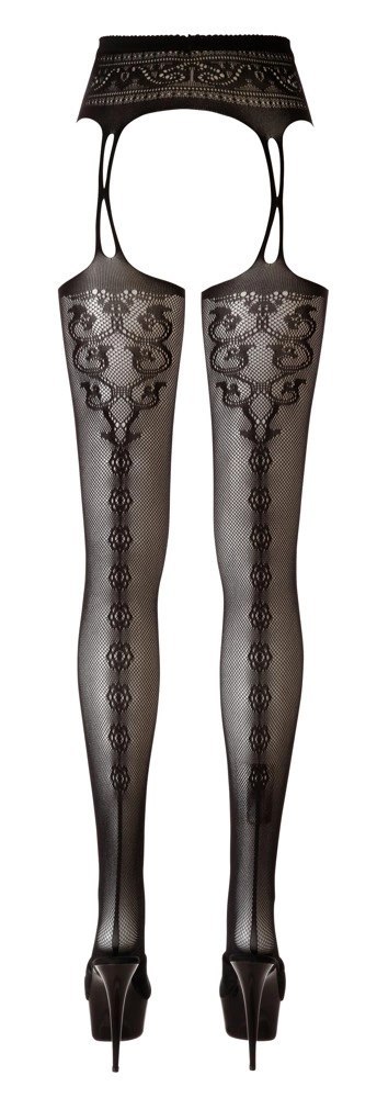 Cottelli LEGWEAR - Rajstopy Z Pasem Do Pończoch Z Otwartym Kroczem S/M Cottelli LEGWEAR - Rajstopy Z Pasem Do Pończoch Z Otwartym Kroczem S/M