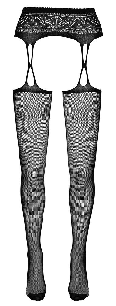 Cottelli LEGWEAR - Rajstopy Z Pasem Do Pończoch Z Otwartym Kroczem S/M Cottelli LEGWEAR - Rajstopy Z Pasem Do Pończoch Z Otwartym Kroczem S/M