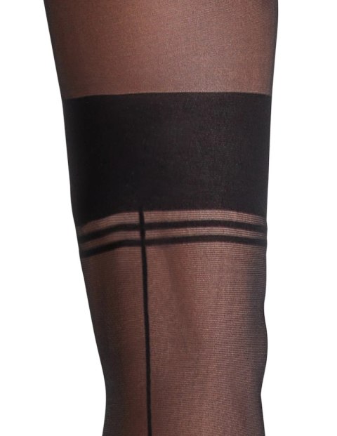 Cottelli LEGWEAR - Eleganckie Rajstopy W Stylu Retro Bez Krocza 2 Cottelli LEGWEAR - Eleganckie Rajstopy W Stylu Retro Bez Krocza 2