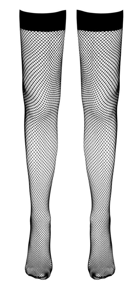 Cottelli LEGWEAR - Seksowne Klasyczne Czarne Pończochy Kabaretki L Cottelli LEGWEAR - Seksowne Klasyczne Czarne Pończochy Kabaretki L