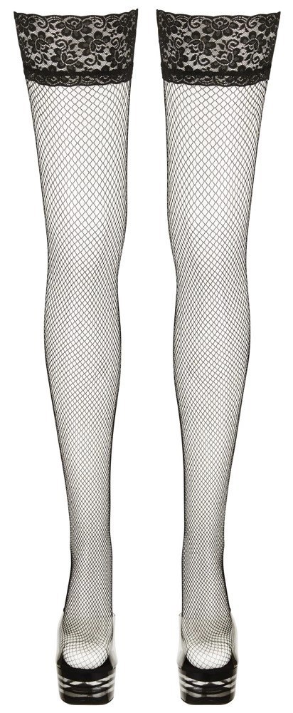 Cottelli LEGWEAR - Seksowne Pończochy Kabaretki Z Elegancką Koronką 4 Cottelli LEGWEAR - Seksowne Pończochy Kabaretki Z Elegancką Koronką 4