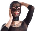 Bad Kitty - Czarna Maska Z Otworem Na Oczy I Usta Koronkowa