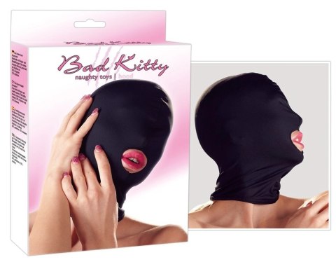 Bad Kitty - Czarna Maska Z Otworem Na Usta Bad Kitty - Czarna Maska Z Otworem Na Usta