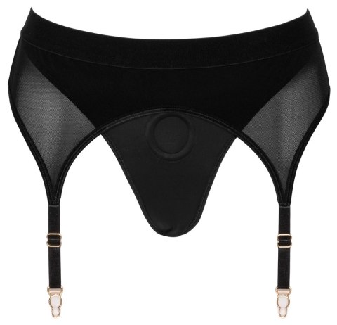 Bad Kitty - Czarne Stringi Z Pasem Do Pończoch L Bad Kitty - Czarne Stringi Z Pasem Do Pończoch L