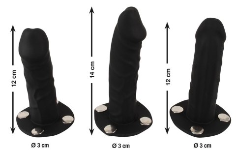 Bad Kitty - Uprząż Strap-On Z 3 Dildami 2XL Bad Kitty - Uprząż Strap-On Z 3 Dildami 2XL