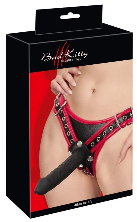 Bad Kitty - Uprząż Strap-On Z 3 Dildami S/M Bad Kitty - Uprząż Strap-On Z 3 Dildami S/M