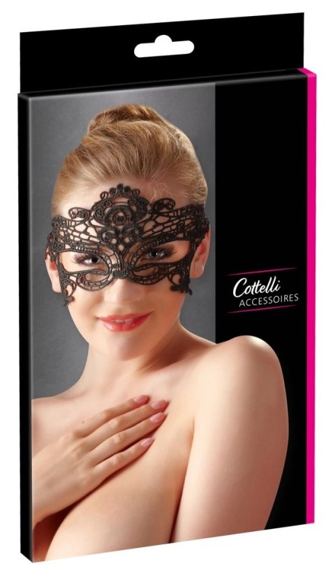Cottelli ACCESSOIRES - Elegancka Haftowana Maska Z Koronkową Wstążką Cottelli ACCESSOIRES - Elegancka Haftowana Maska Z Koronkową Wstążką