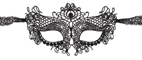 Cottelli ACCESSOIRES - Koronkowa Maska Na Oczy Wiązana Wstążką Cottelli ACCESSOIRES - Koronkowa Maska Na Oczy Wiązana Wstążką