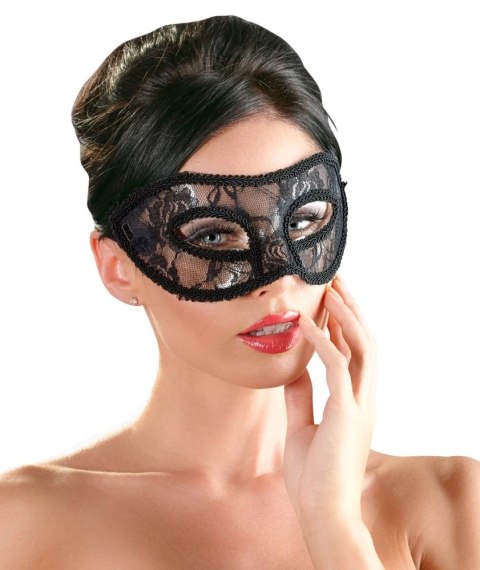 Cottelli ACCESSOIRES - Seksowna Maska Z Delikatną Koronką Czarna Cottelli ACCESSOIRES - Seksowna Maska Z Delikatną Koronką Czarna