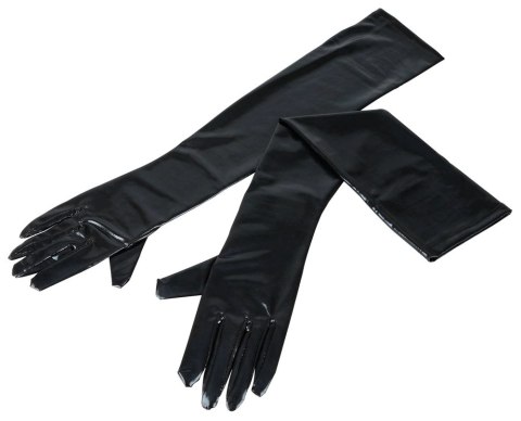 Cottelli ACCESSOIRES - Długie Czarne Matowe Rękawiczki S-L Cottelli ACCESSOIRES - Długie Czarne Matowe Rękawiczki S-L
