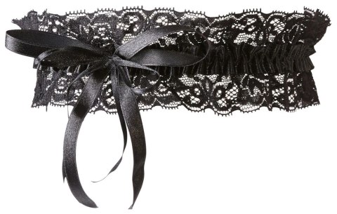 Cottelli ACCESSOIRES - Seksowna Koronkowa Podwiązka Z Satynową Kokardką Cottelli ACCESSOIRES - Seksowna Koronkowa Podwiązka Z Satynową Kokardką
