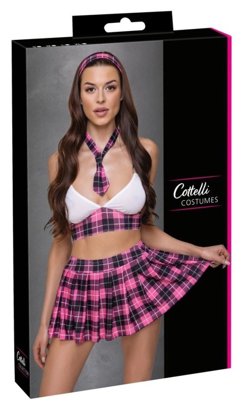 Cottelli COSTUMES - 4-Częściowy Strój W Kratę Gorącej Uczennicy L Cottelli COSTUMES - 4-Częściowy Strój W Kratę Gorącej Uczennicy L