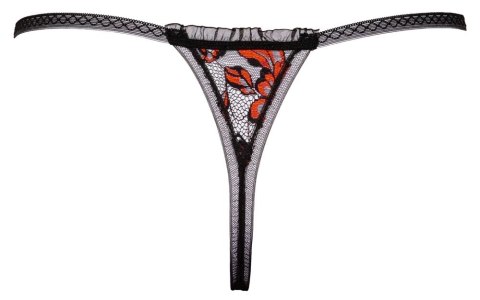 Cottelli LINGERIE - Stringi Z Delikatnej Kwiatowej Koronki Z Perełkami W Kroczu S/M Cottelli LINGERIE - Stringi Z Delikatnej Kwiatowej Koronki Z Perełkami W Kroczu S/M