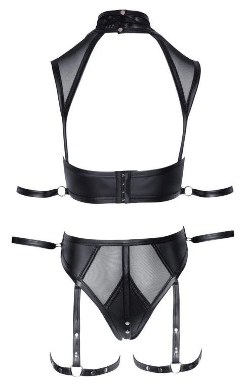 Cottelli Bondage - 2-Częściowy Komplecik Top I Majtki Z Paskami M Cottelli Bondage - 2-Częściowy Komplecik Top I Majtki Z Paskami M