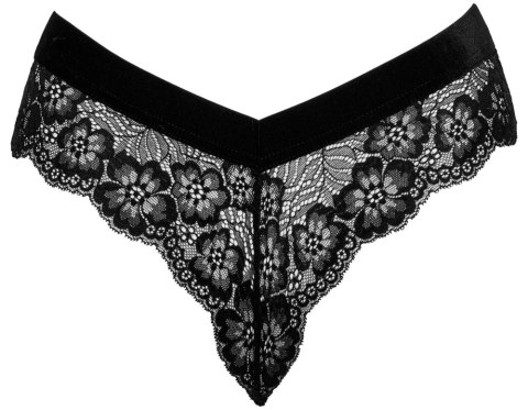 Cottelli LINGERIE - Seksowne Koronkowe Figi Z Odpinanym Łańcuszkiem W Kroku XL Cottelli LINGERIE - Seksowne Koronkowe Figi Z Odpinanym Łańcuszkiem W Kroku XL