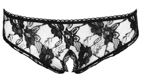 Cottelli LINGERIE - Seksowne Koronkowe Figi Z Otwartym Kroczem Czarne L Cottelli LINGERIE - Seksowne Koronkowe Figi Z Otwartym Kroczem Czarne L