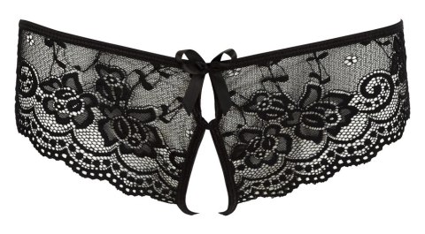 Cottelli LINGERIE - Seksowne Koronkowe Figi Z Wycięciami I Kokardkami Czarne L Cottelli LINGERIE - Seksowne Koronkowe Figi Z Wycięciami I Kokardkami Czarne L